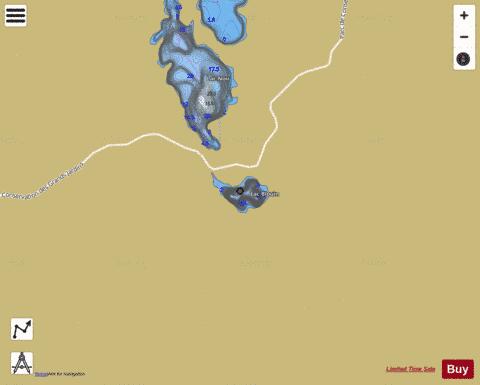 Blouin, Lac depth contour Map - i-Boating App