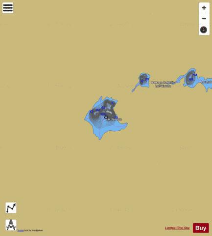 Warren, Lac depth contour Map - i-Boating App