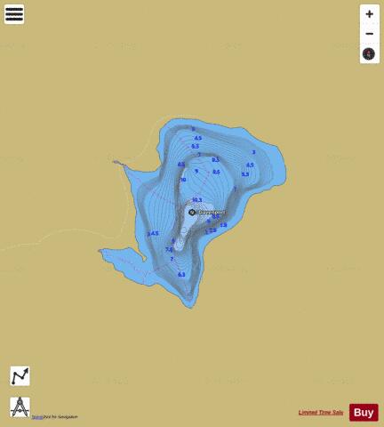 Davenport, Lac depth contour Map - i-Boating App