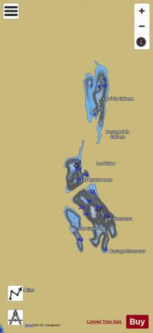 Wabo, Lac depth contour Map - i-Boating App