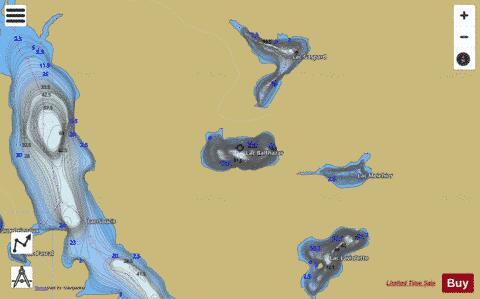 Balthazar, Lac depth contour Map - i-Boating App