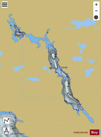 Soucis, Lac depth contour Map - i-Boating App