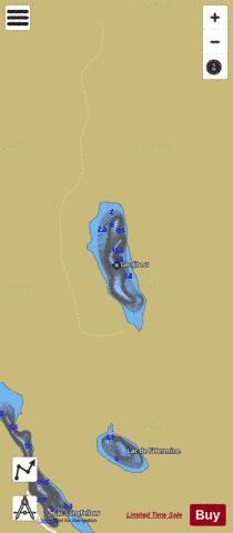 Jibou, Lac depth contour Map - i-Boating App