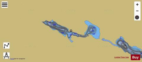 Spectacle, Lac depth contour Map - i-Boating App