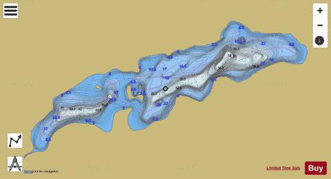 Vitrimont, Lac depth contour Map - i-Boating App