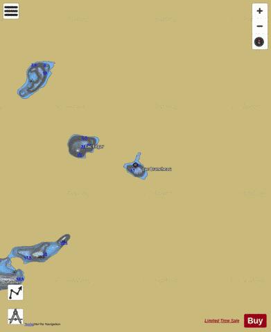 Bancheau, Lac depth contour Map - i-Boating App