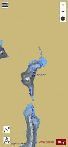 Guyaumar, Lac depth contour Map - i-Boating App