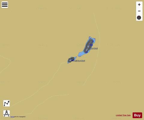 Maxi, Petit lac depth contour Map - i-Boating App