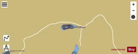 Fraicheur, Lac de la depth contour Map - i-Boating App