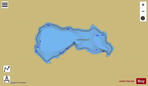 Canard, Lac du depth contour Map - i-Boating App