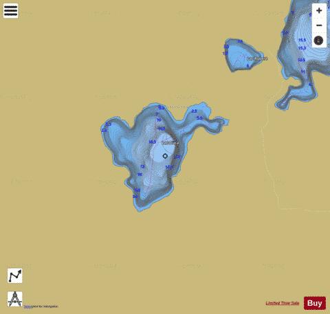 Duca, Lac depth contour Map - i-Boating App