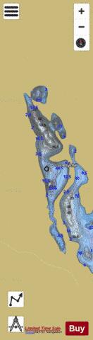 Psyche, Lac depth contour Map - i-Boating App
