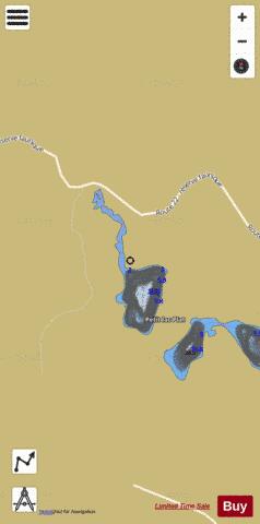 Plat, Petit lac depth contour Map - i-Boating App