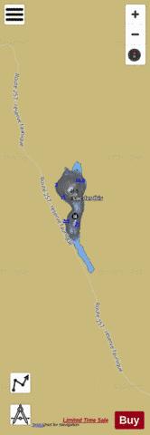 Ibis, Lac des depth contour Map - i-Boating App