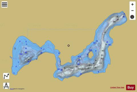 Pie-XII, Lac depth contour Map - i-Boating App