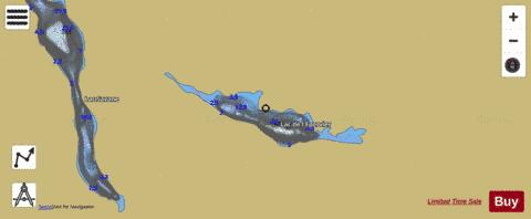 Epervier, Lac de l' depth contour Map - i-Boating App