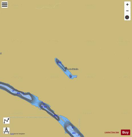 Airelle, Lac de l' depth contour Map - i-Boating App