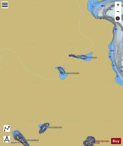 Sarcelle, Lac de la depth contour Map - i-Boating App