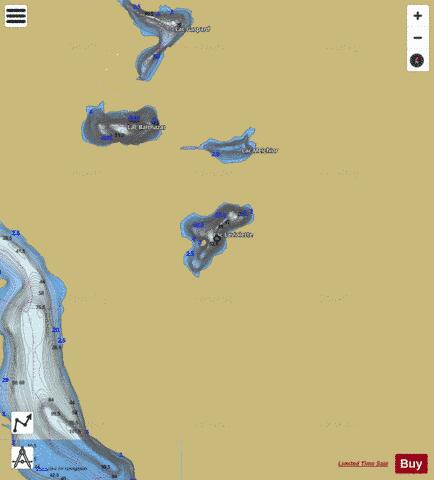 Laviolette, Lac depth contour Map - i-Boating App