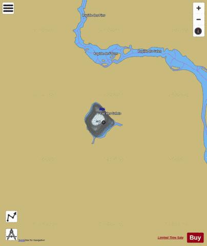 Galets, Lac des depth contour Map - i-Boating App