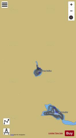 Aralies, Lac des depth contour Map - i-Boating App