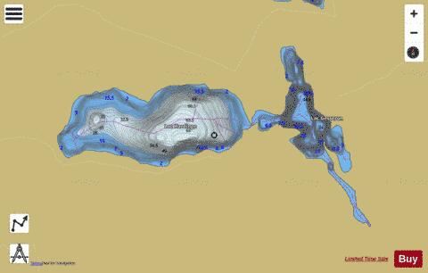 Gesseron, Lac depth contour Map - i-Boating App