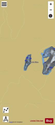 Piton, Lac du depth contour Map - i-Boating App