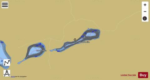 File, Lac de la depth contour Map - i-Boating App