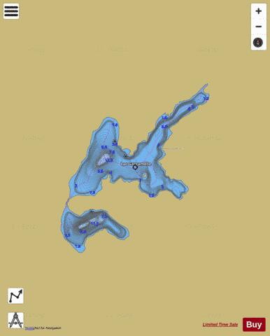 Gargamelle, Lac depth contour Map - i-Boating App