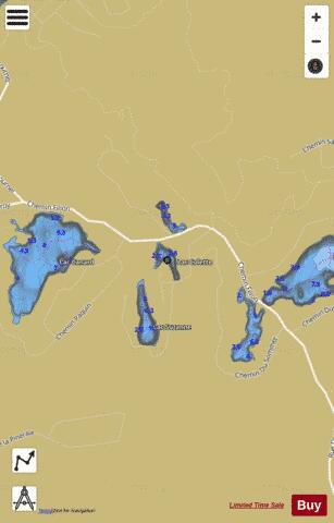 Colette, Lac depth contour Map - i-Boating App