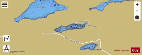 Grace, Lac depth contour Map - i-Boating App