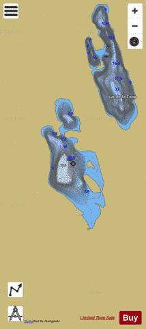Alain-Potvin, Lac depth contour Map - i-Boating App