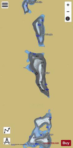 Quipo, Lac depth contour Map - i-Boating App