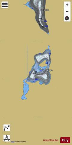 Cyclope, Lac depth contour Map - i-Boating App