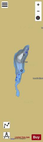 Vert Lac H (Boisvert) depth contour Map - i-Boating App