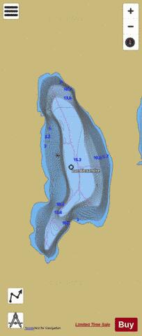 Alexandre, Lac depth contour Map - i-Boating App