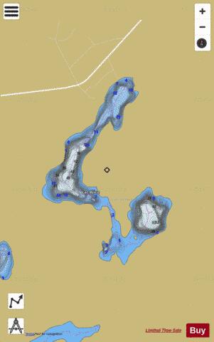Alice, Lac depth contour Map - i-Boating App