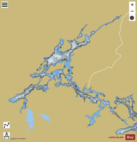 Bay, Lac depth contour Map - i-Boating App
