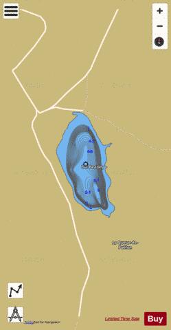 Beazley  Lac depth contour Map - i-Boating App