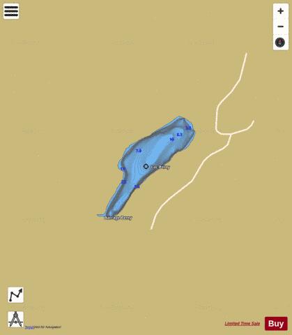 Berry  Lac depth contour Map - i-Boating App