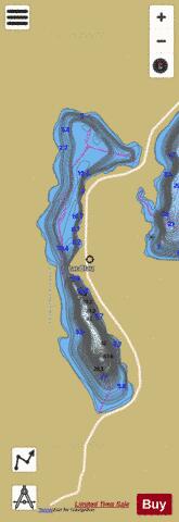 Blau, Lac depth contour Map - i-Boating App