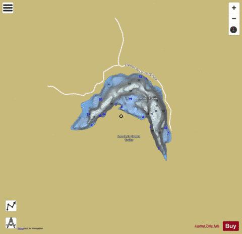 Ecluse  Lac De L depth contour Map - i-Boating App