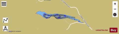 Ivan  Lac depth contour Map - i-Boating App