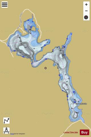 Jesuite, Lac du depth contour Map - i-Boating App