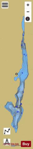 Lallemant, Lac depth contour Map - i-Boating App