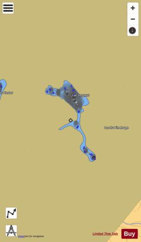 Lernaut  Lac depth contour Map - i-Boating App