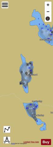 Macleod  Lac depth contour Map - i-Boating App