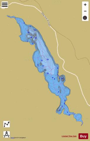 Neigette, Grand lac depth contour Map - i-Boating App