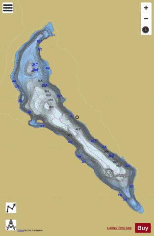Philippe, Lac depth contour Map - i-Boating App