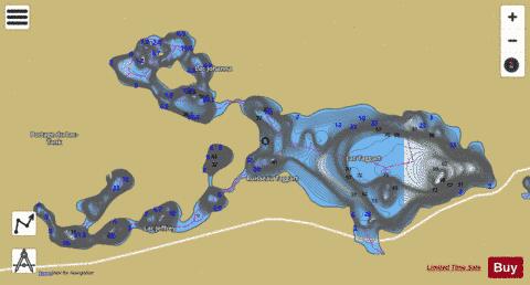 Johanna, Lac depth contour Map - i-Boating App